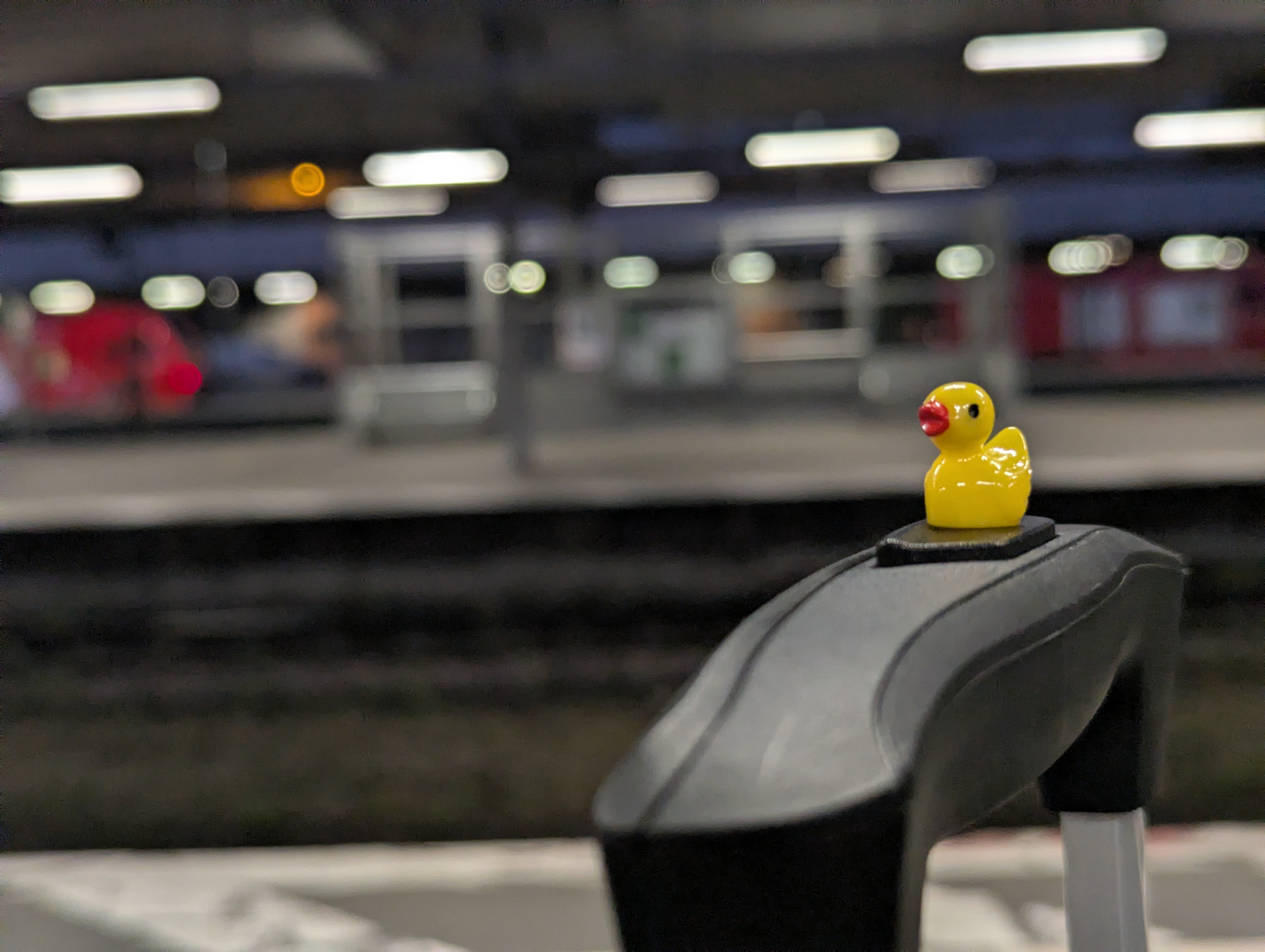 Waiting for a delayed train - an exciting trip ahead!